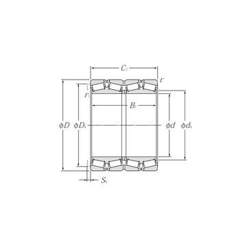 T-E-M231649D/M231610/M231610D Roulements à rouleaux coniques