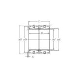 M257248D/M257210/M257210D Roulements à rouleaux coniques